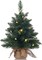 Pre-Lit Artificial Mini Christmas Tree Tabletop - 20 inch with 20 LED Lights
